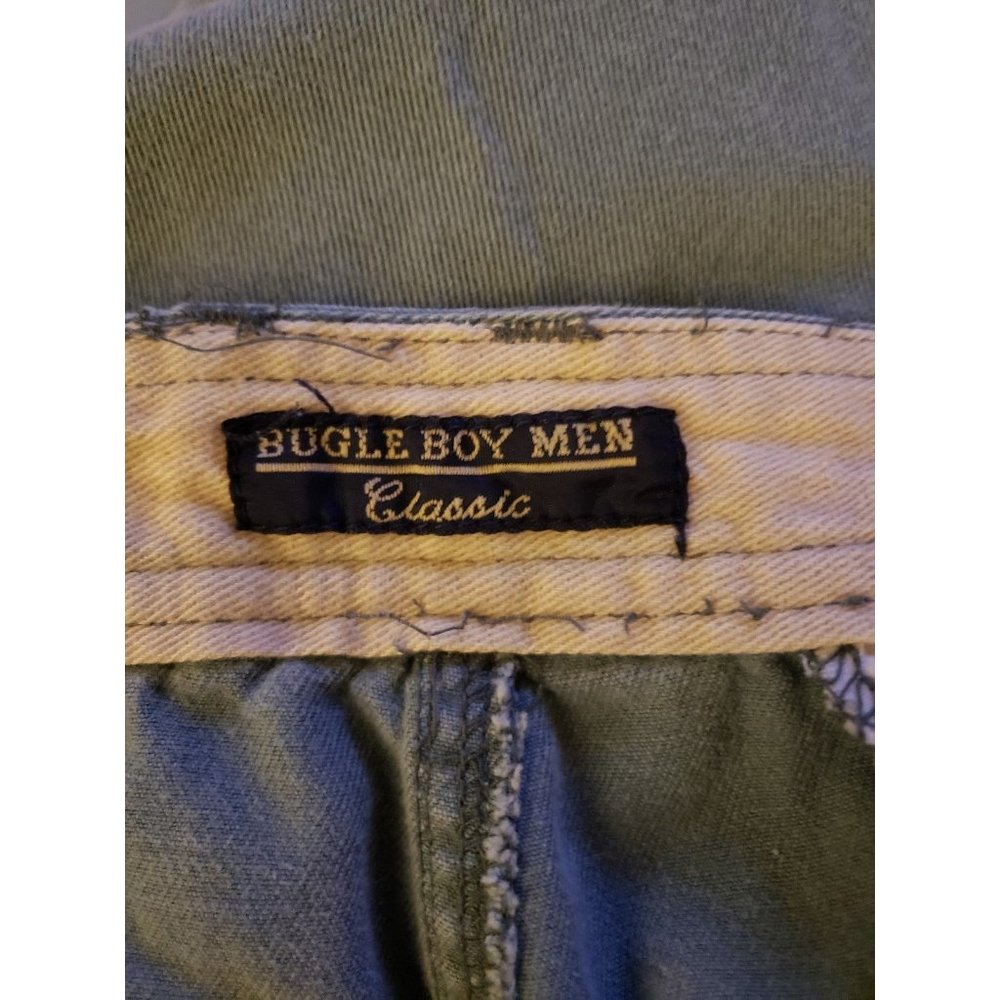 Vintage 80s Bugle Boy Green Work Pants - Picture 6 of 6